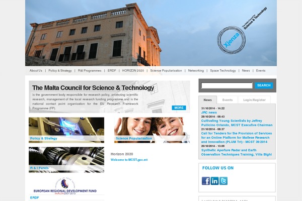 mcst.gov.mt site used Clariwell