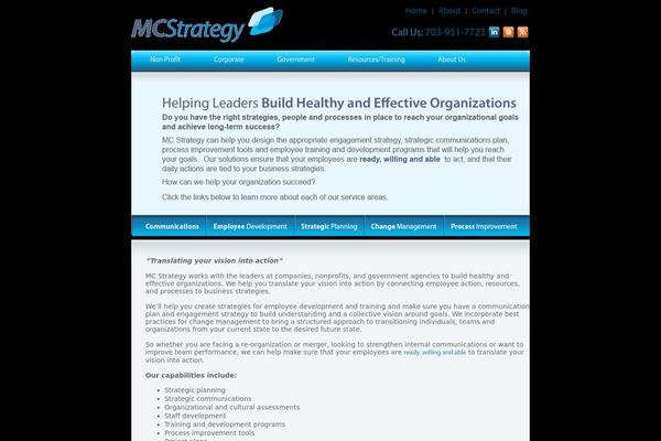 Mcs theme site design template sample