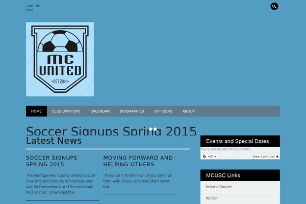 The Newswire theme site design template sample
