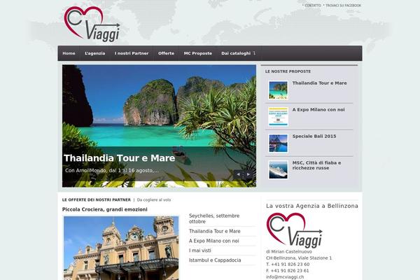 Journey theme site design template sample