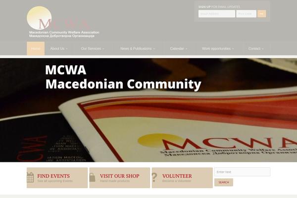 Charity theme site design template sample