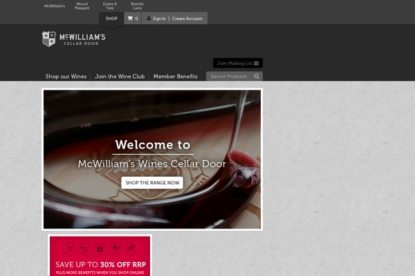 mcwilliamscellar.com.au site used Automobile Hub