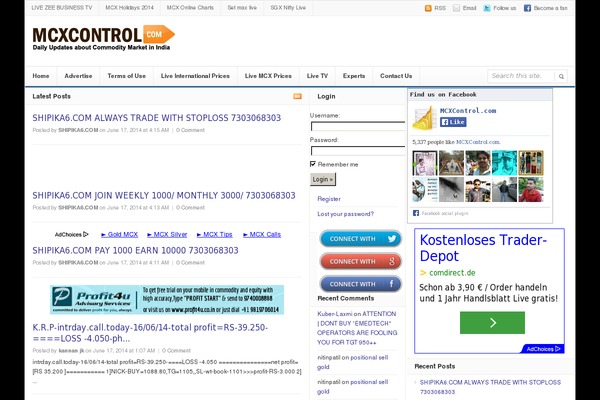 Site using Posts-like-dislike plugin