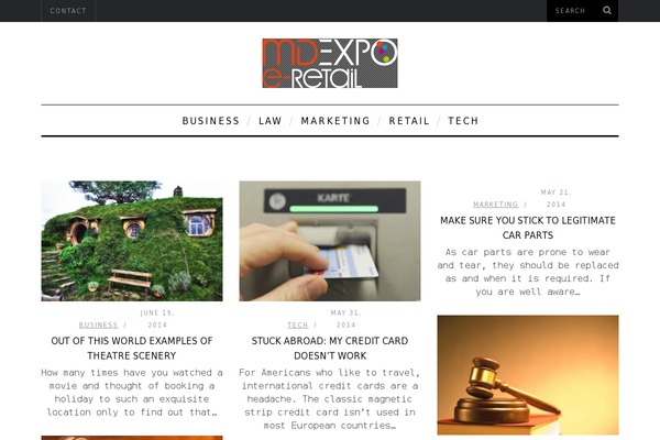 Simplemag theme site design template sample
