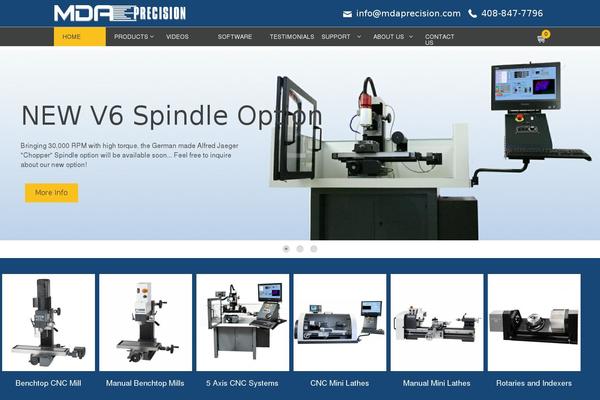 Mda theme site design template sample