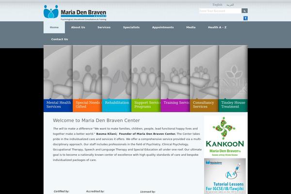Maria theme site design template sample