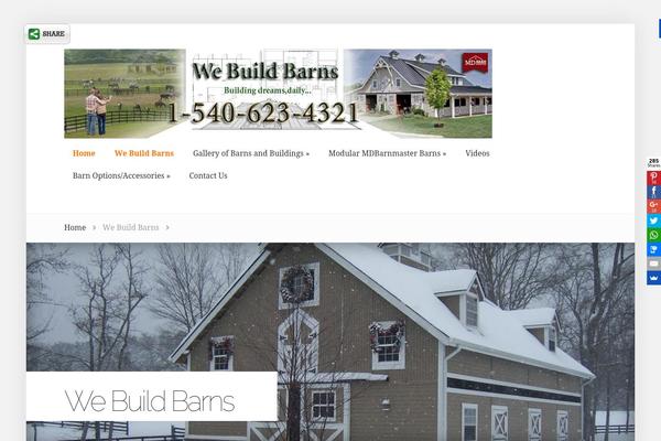 Foxy theme site design template sample