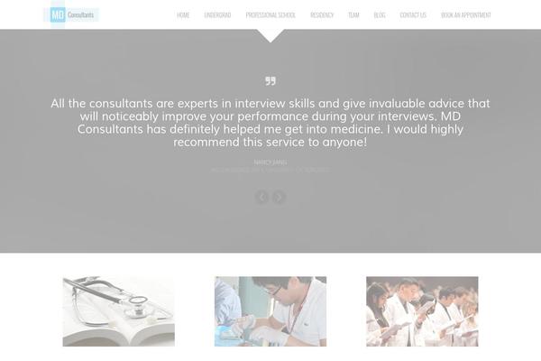 North theme site design template sample