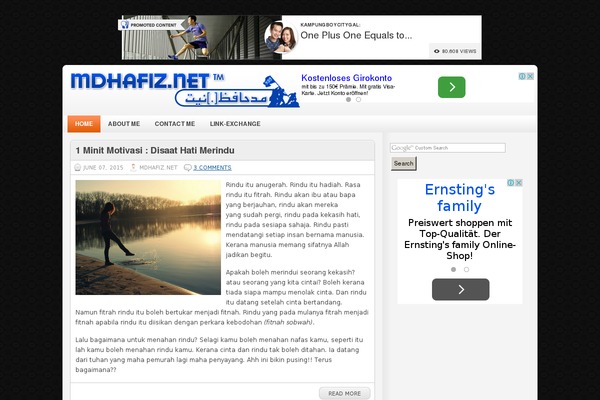 Dominate theme site design template sample