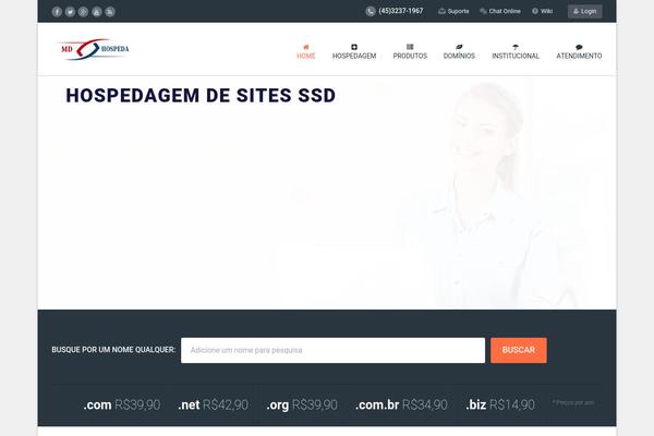 Onum theme site design template sample