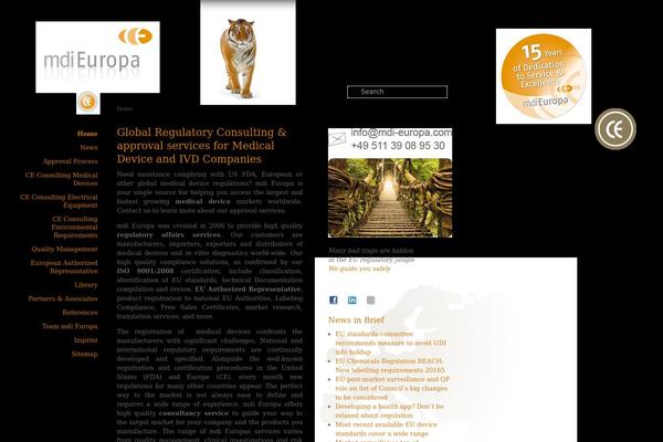 Mdi theme site design template sample