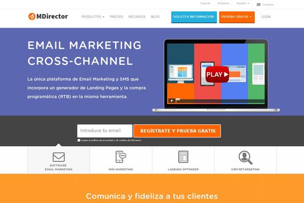 mdirector.com site used Mdirector