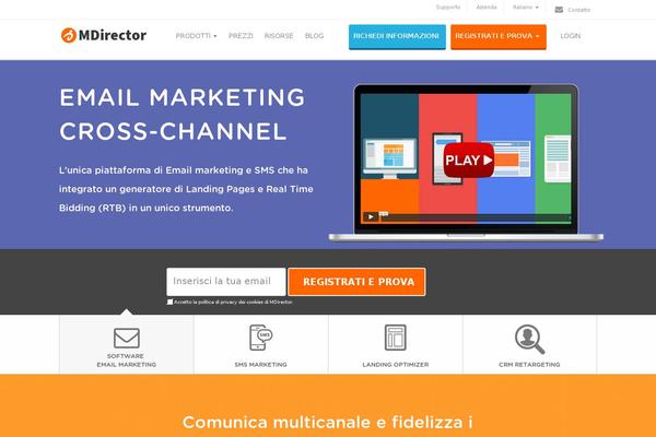 mdirector.it site used Mdirector