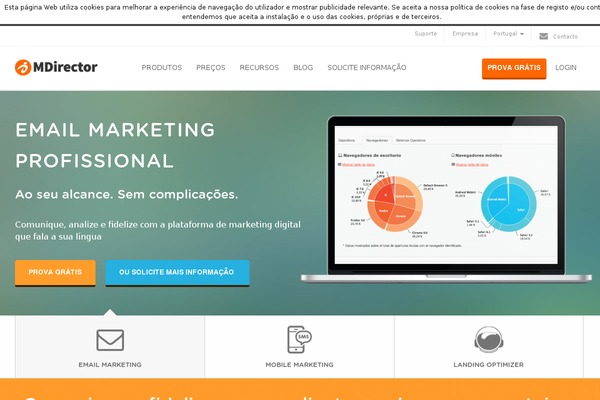 mdirector.pt site used Mdirector