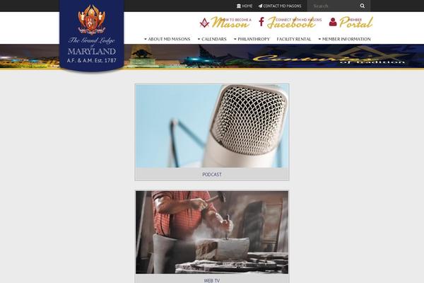 Site using Responsive Menu plugin