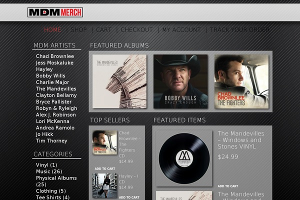 mdmmerch.com site used Mdm-merch