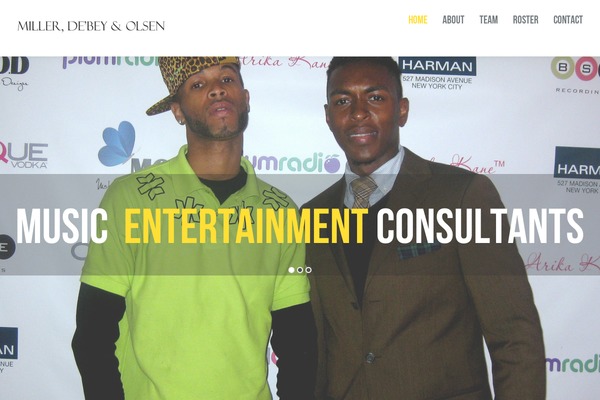 Jarvis theme site design template sample