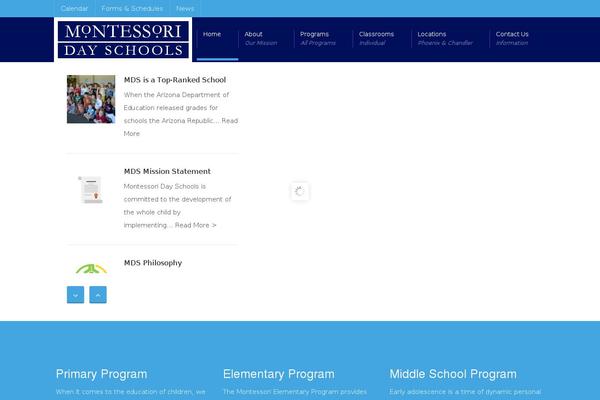 University theme site design template sample