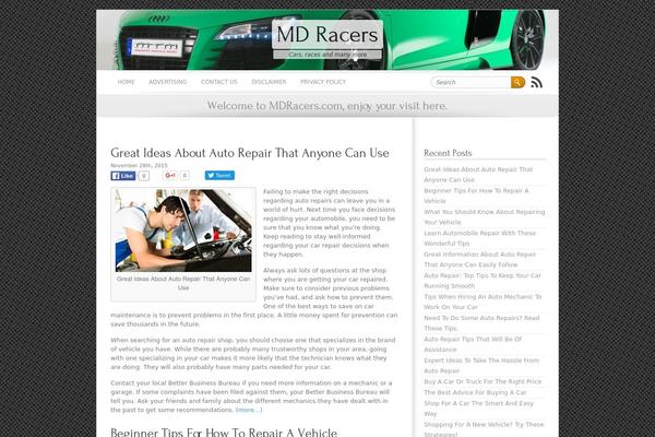 Brightpage theme site design template sample