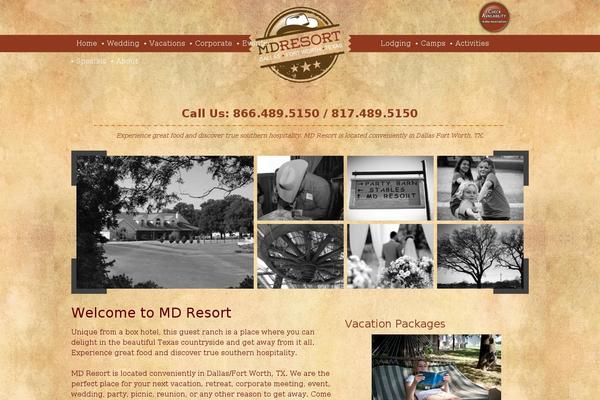 Site using Feature A Page Widget plugin