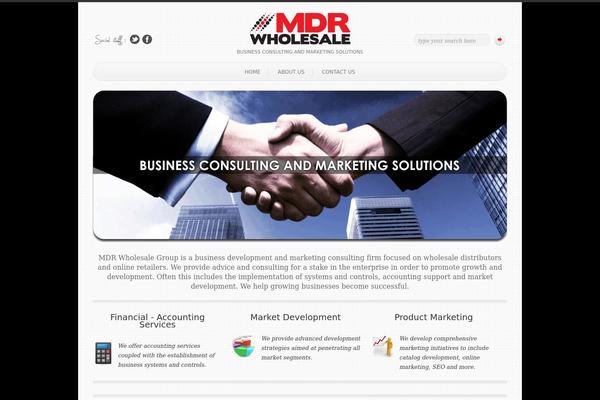 Simple’n’Bright theme site design template sample