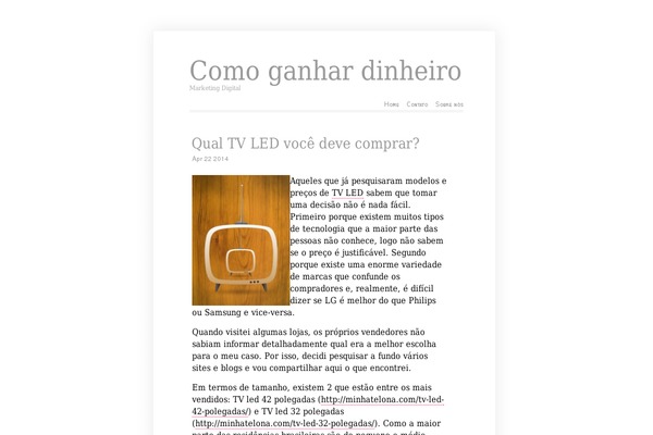 Clear theme site design template sample