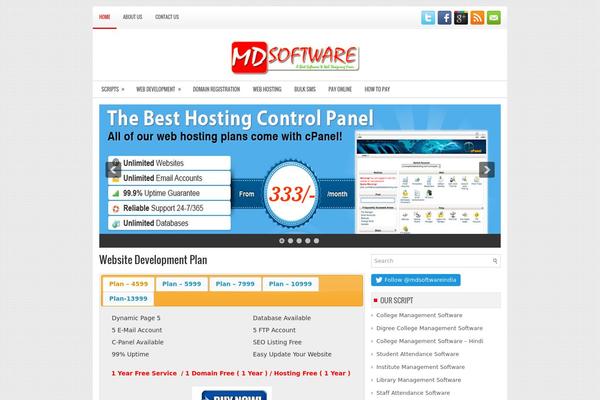 Site using Announcement ticker highlighter scroller plugin
