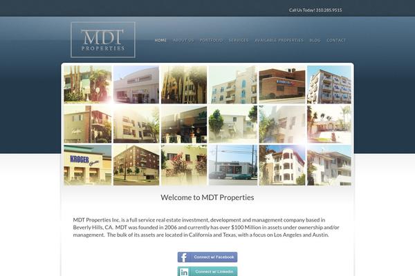 Arcadia theme site design template sample
