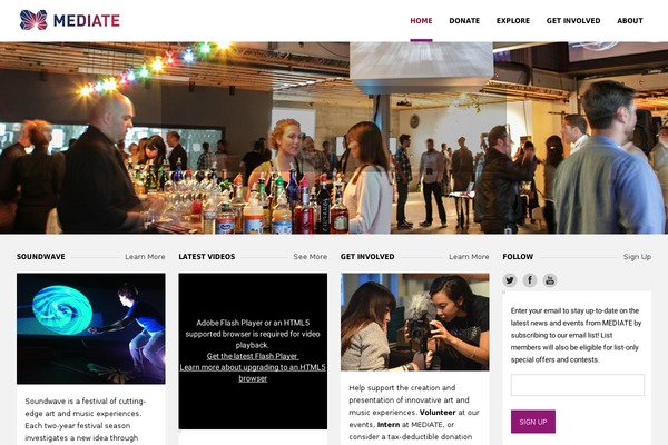 Passage theme site design template sample