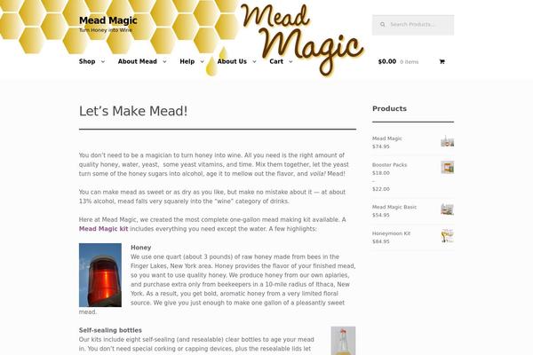 Storefront theme site design template sample