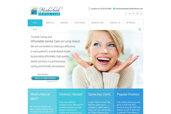 MediCure theme site design template sample