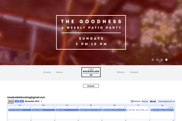 meadowlarkbar.com site used Applause_wp_v1.3