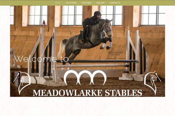 Equestrian theme site design template sample