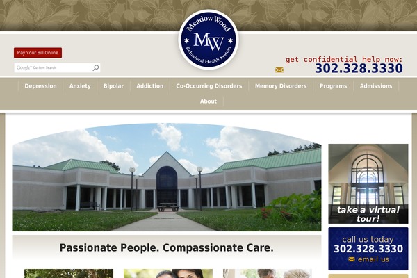 meadowwoodhospital.com site used Arcadia HealthCare