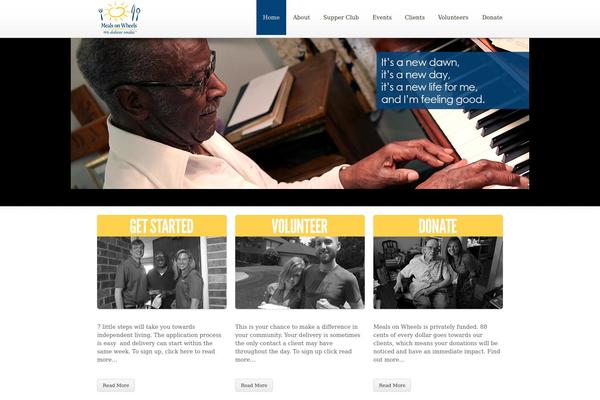 DonateNow theme site design template sample