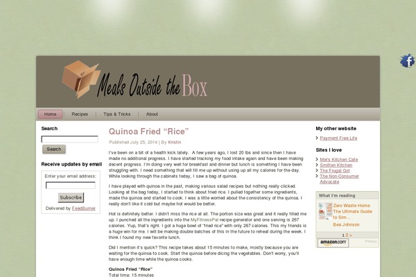 Site using Feedburner Form plugin