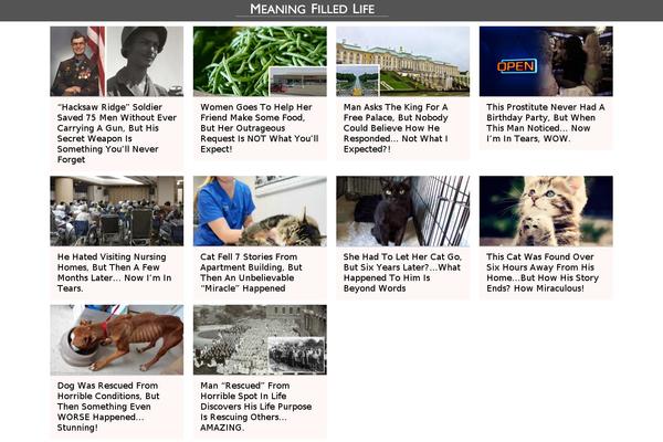 meaningfilled.com site used Meaningfilled