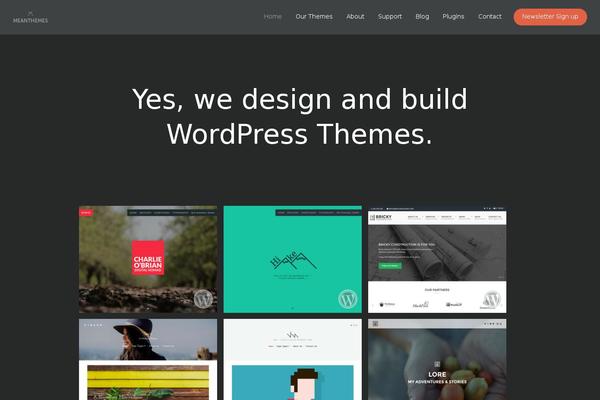 Mt theme site design template sample