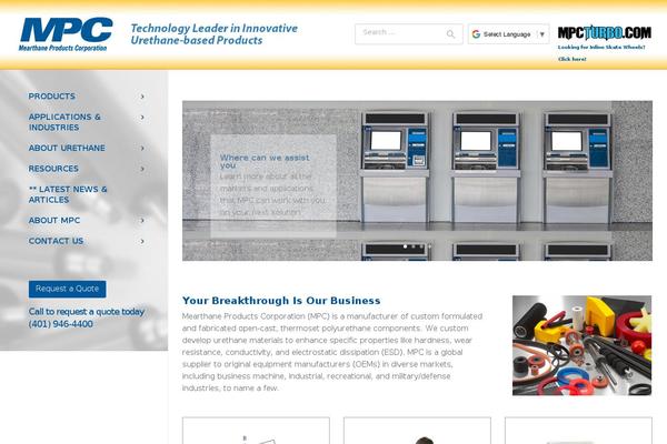Site using Black Studio Touch Dropdown Menu plugin