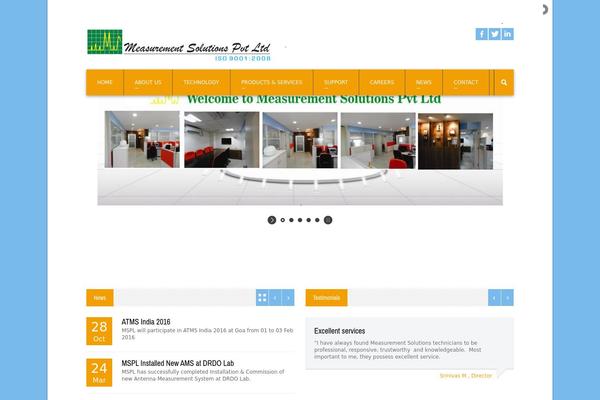Measure theme websites examples