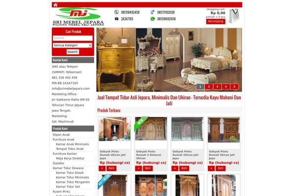 Minimarket theme site design template sample