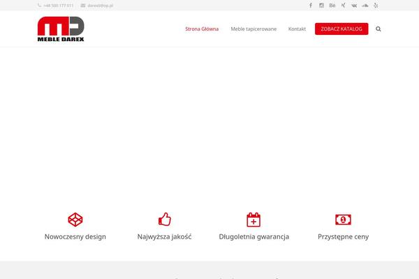 Impreza theme site design template sample