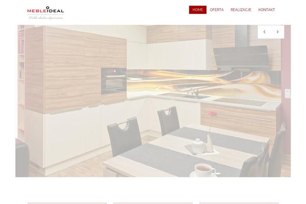 Zero theme site design template sample
