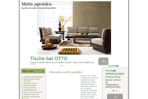 meblejaponskie.pl site used Aspect