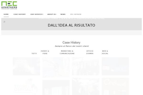 Yaga theme site design template sample