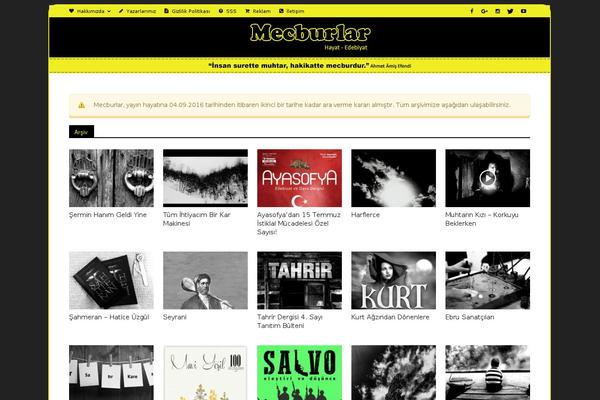 Newspaper theme site design template sample