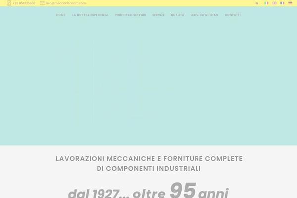 Blu theme site design template sample