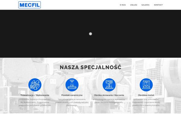 OnePress theme site design template sample