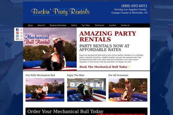 Frontend theme site design template sample