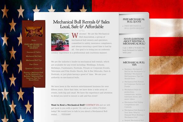 Memoir theme site design template sample